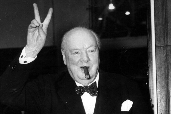Niedopałek Winstona Churchilla