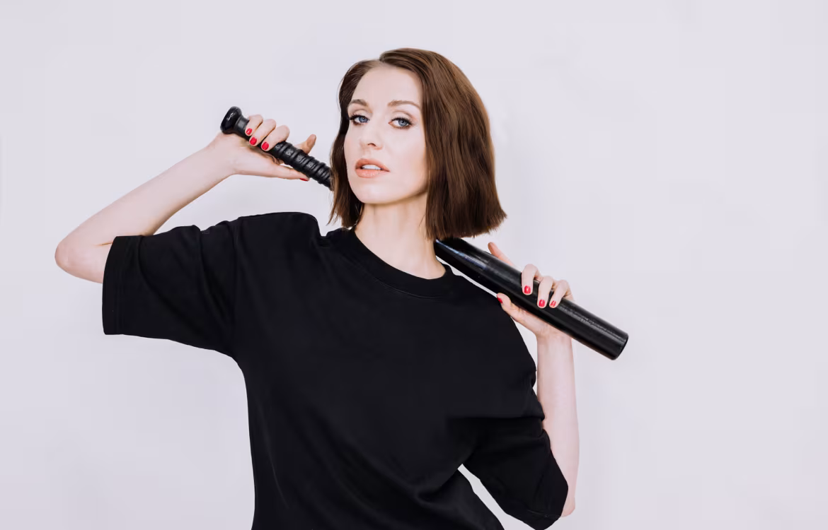 Julia Kamińska układa „Domino”