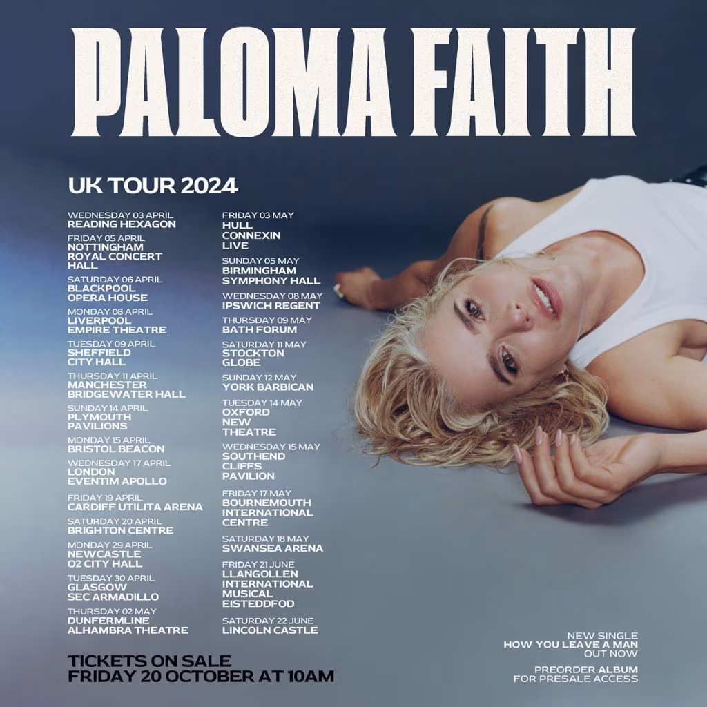 Paloma Faith 2024 Tour